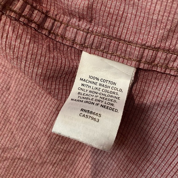 Public Opinion | Red | S/S Button Down | L - Picture 5 of 5